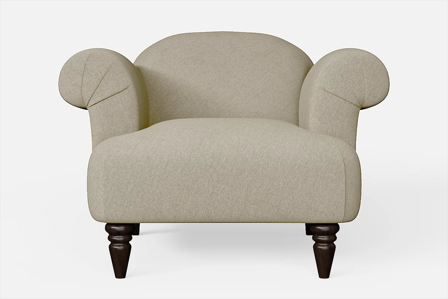 Barberton Armchair Cream Linen Fabric