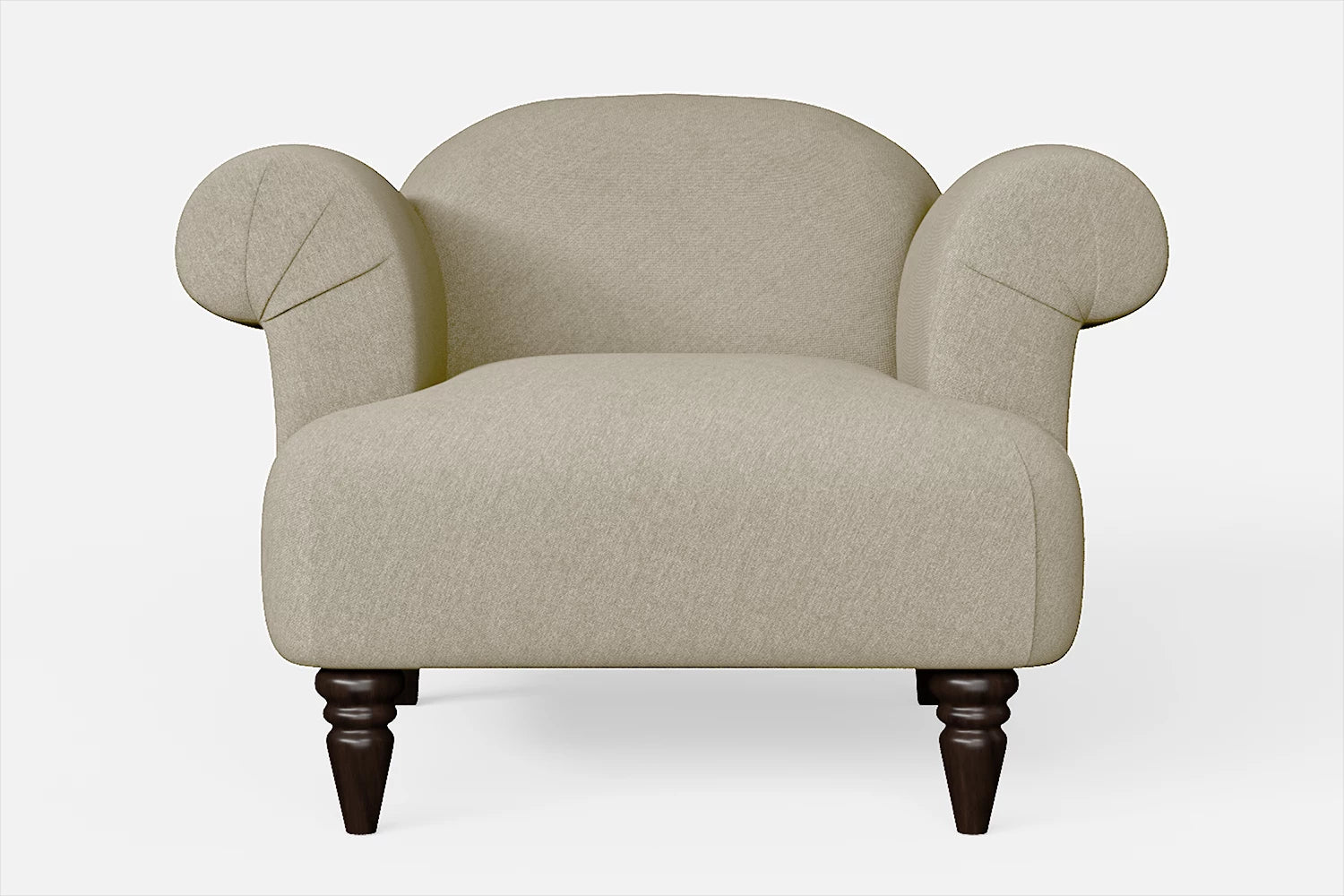 Barberton Armchair Cream Linen Fabric