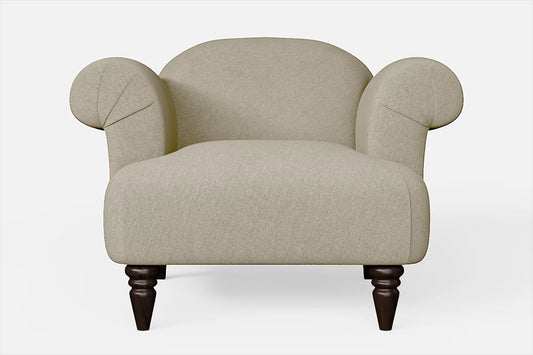 Barberton Armchair Cream Linen Fabric