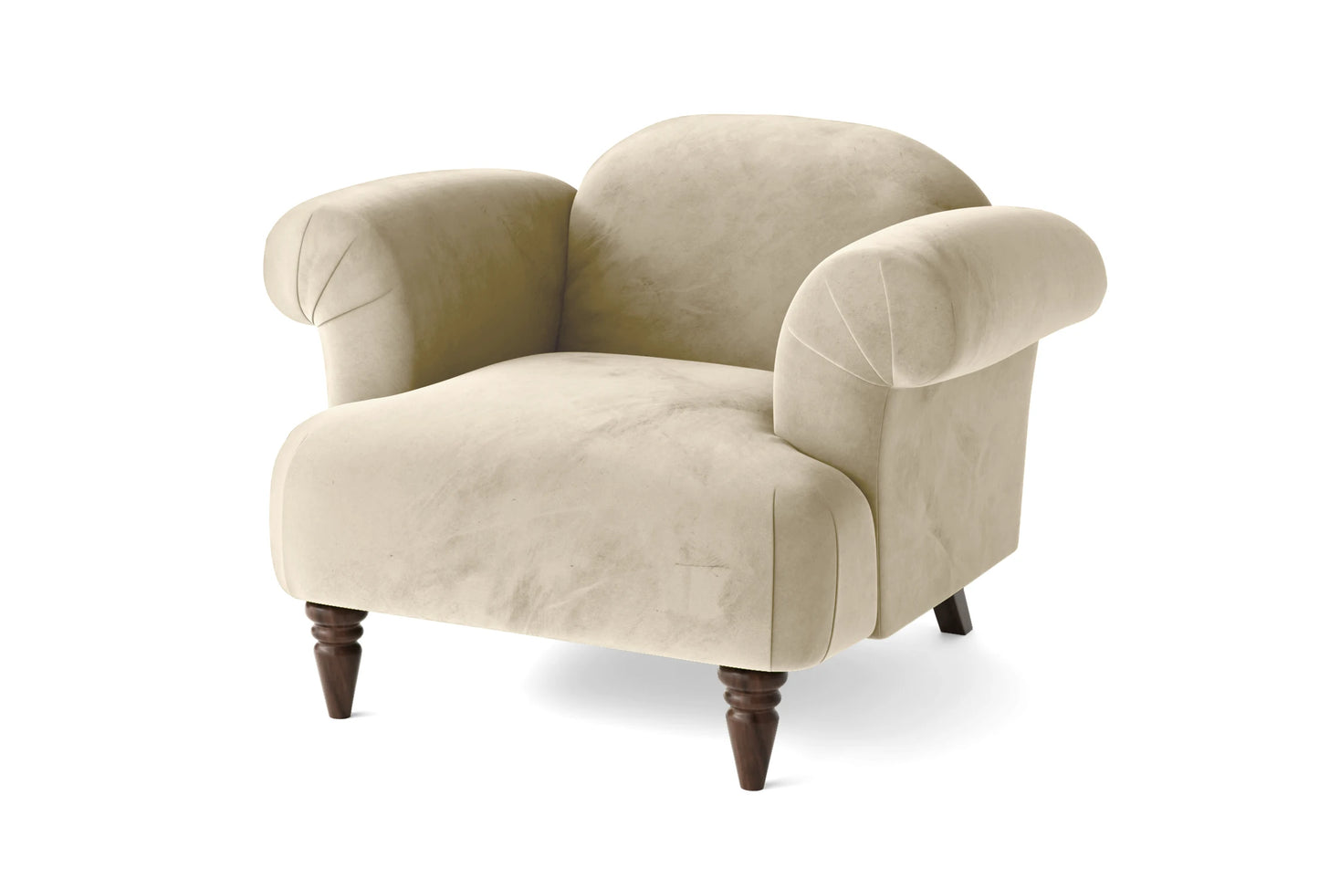 Barberton Armchair Cream Velvet