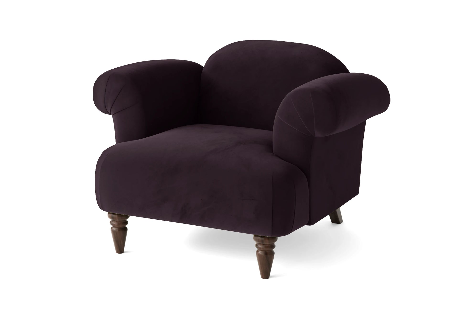 Barberton Armchair Purple Velvet