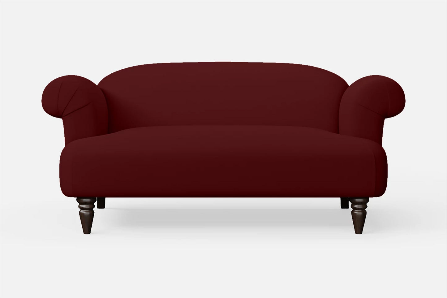 Barberton 2 Seater Sofa Red Leather