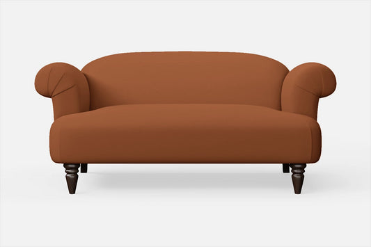 Barberton 2 Seater Sofa Tan Brown Leather