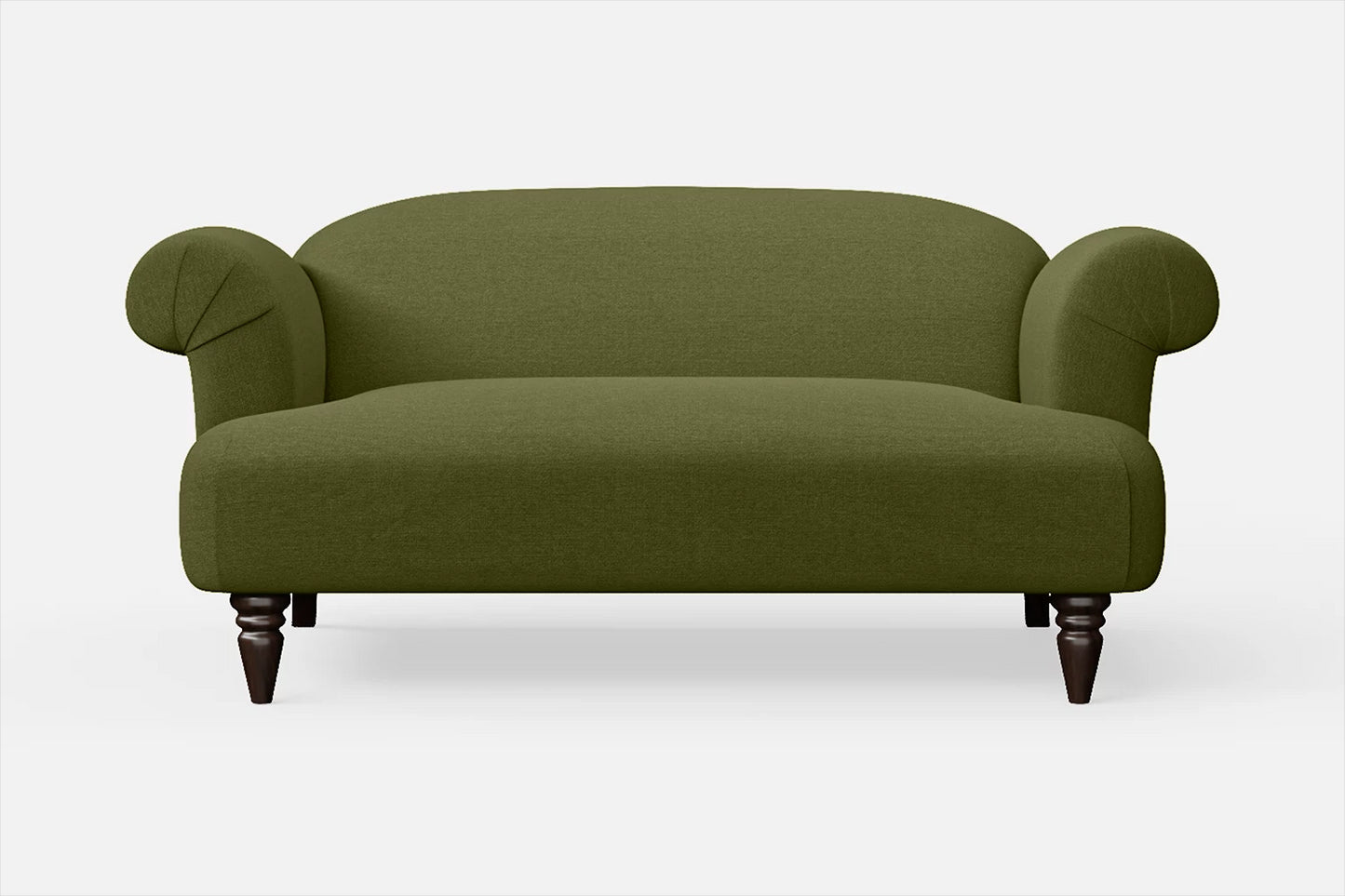 Barberton 2 Seater Sofa Olive Linen Fabric