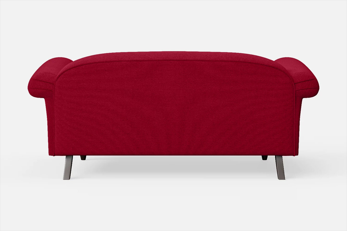 Barberton 2 Seater Sofa Red Linen Fabric