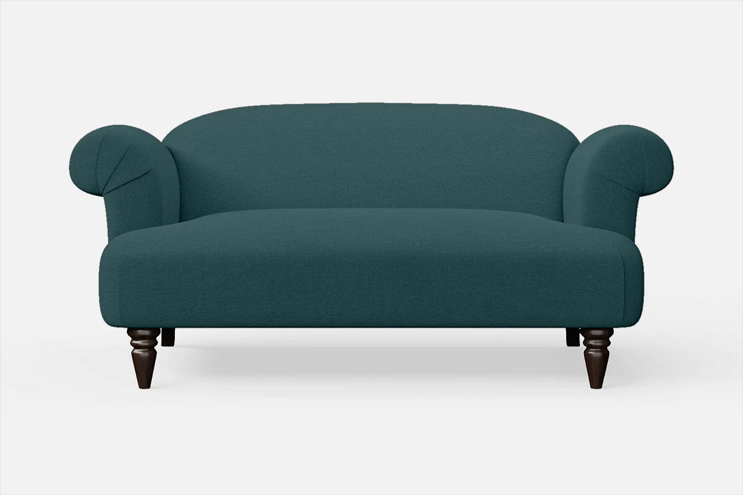 Barberton 2 Seater Sofa Teal Linen Fabric