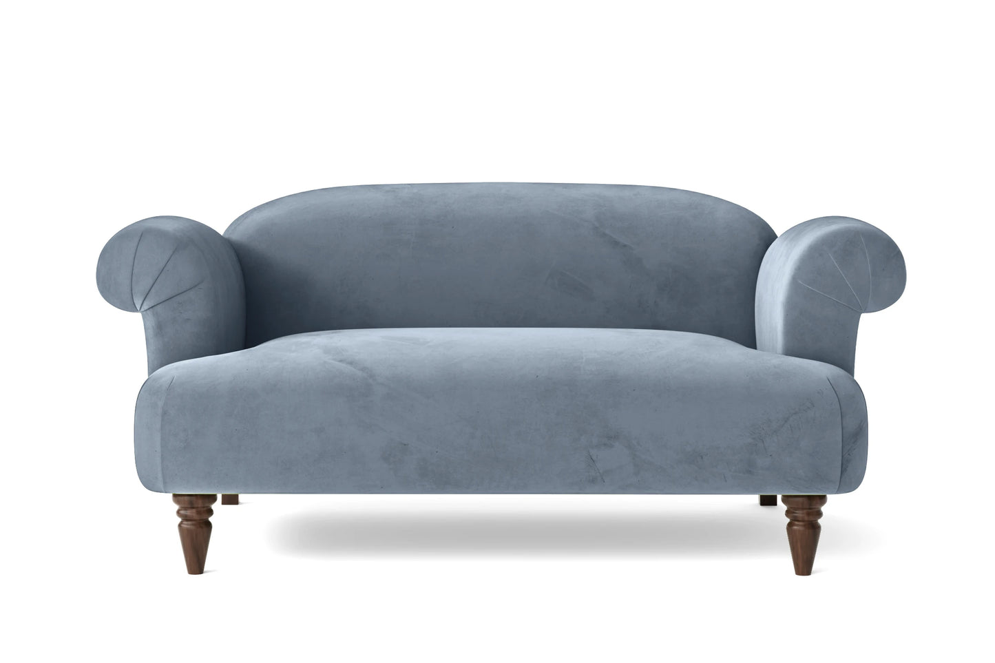 Barberton 2 Seater Sofa Baby Blue Velvet