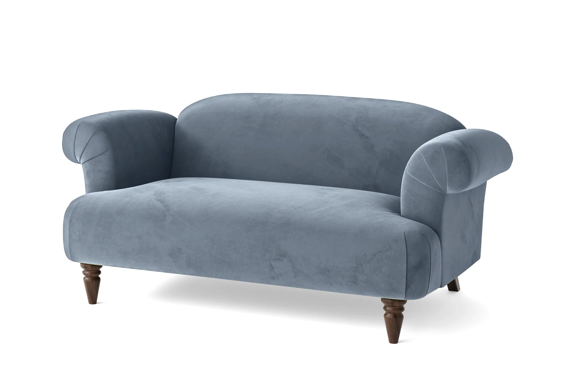 Barberton 2 Seater Sofa Baby Blue Velvet