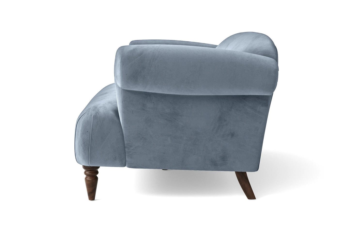 Barberton 2 Seater Sofa Baby Blue Velvet