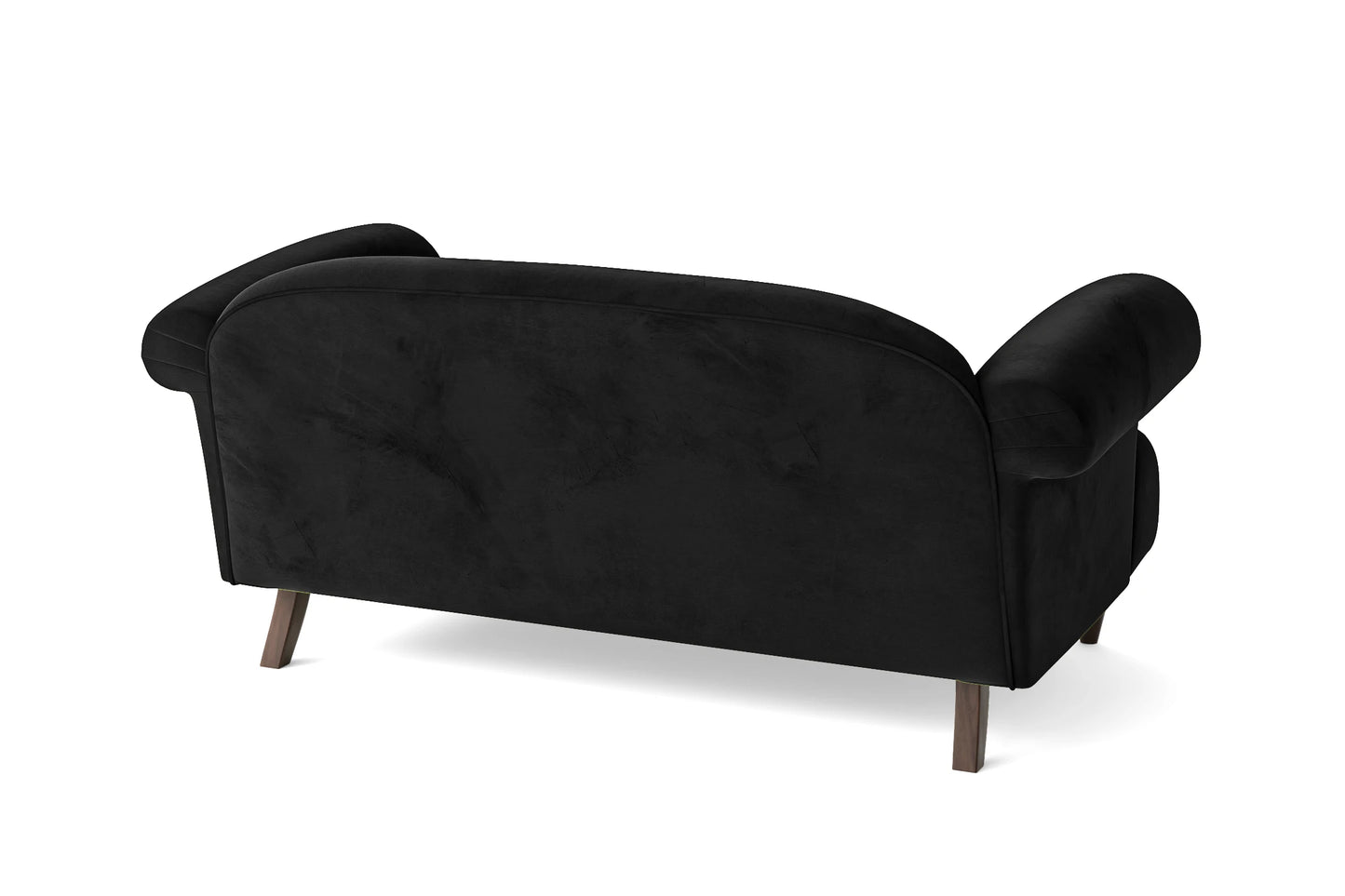 Barberton 2 Seater Sofa Black Velvet