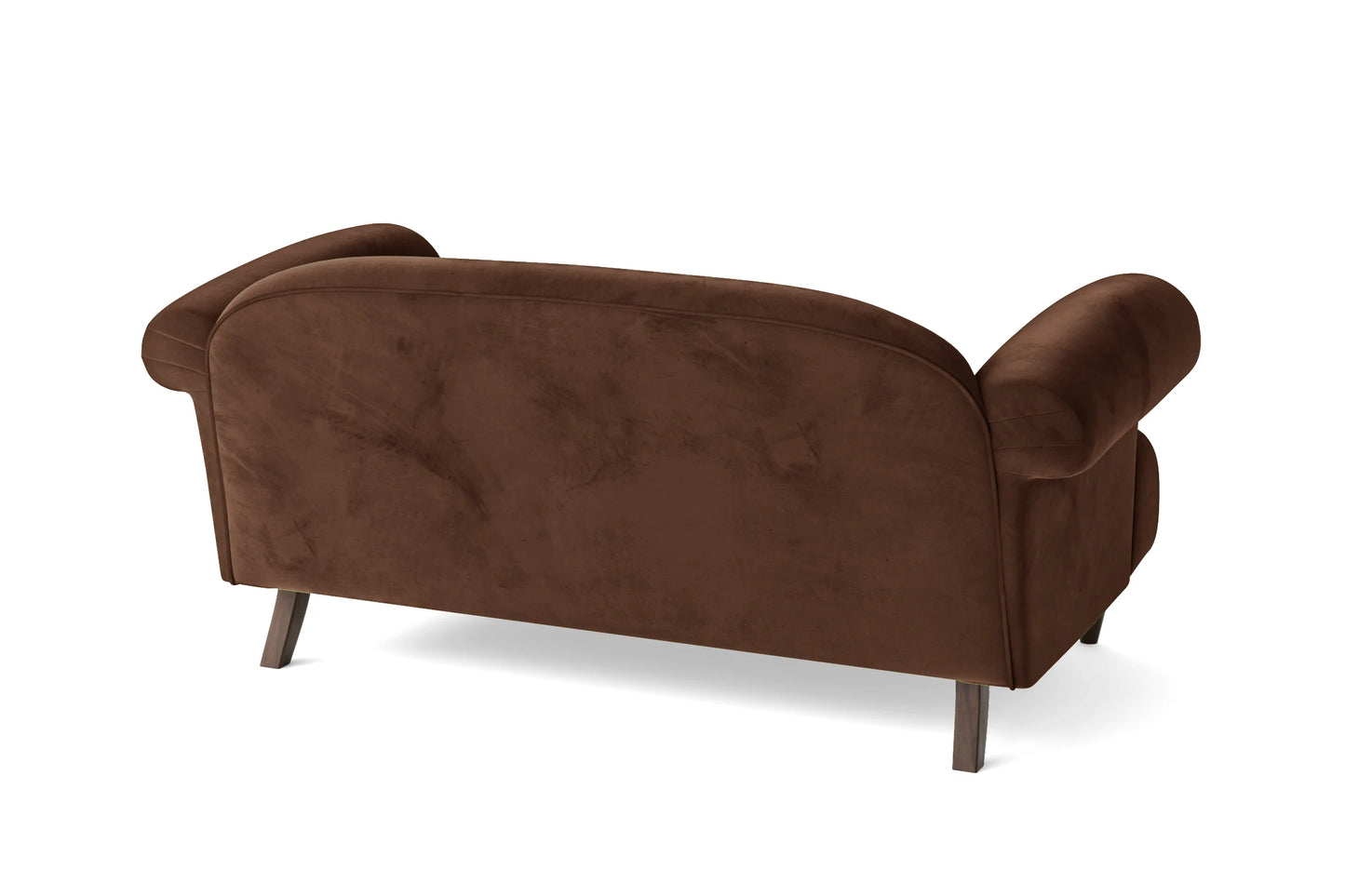 Barberton 2 Seater Sofa Coffee Brown Velvet