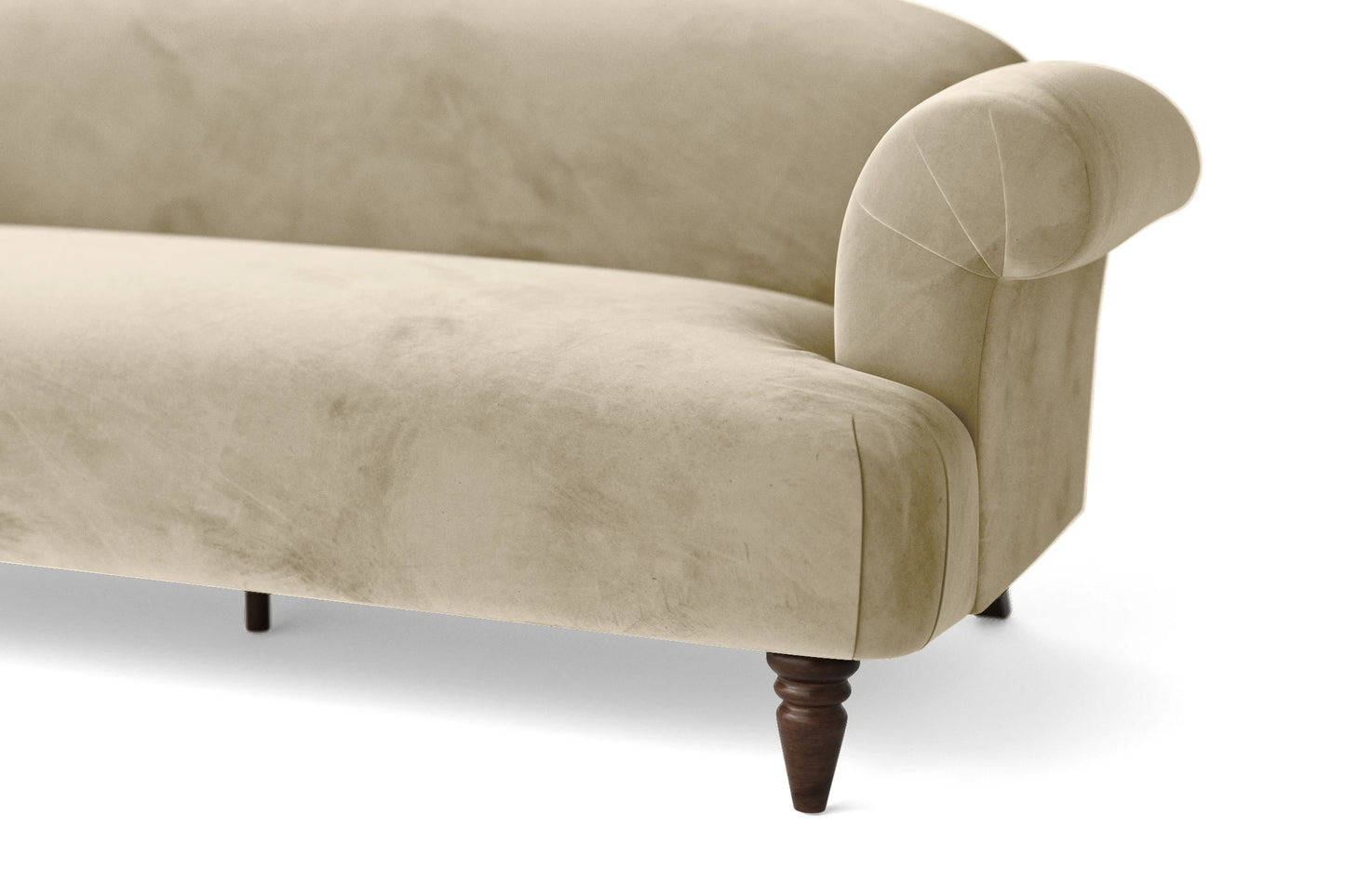 Barberton 2 Seater Sofa Cream Velvet