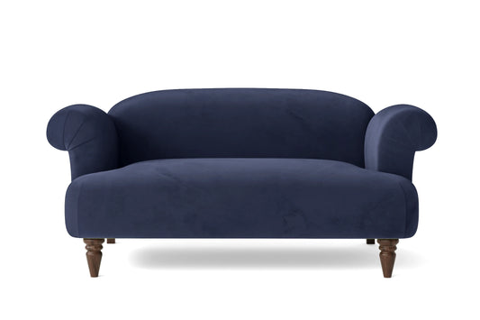 Barberton 2 Seater Sofa Dark Blue Velvet