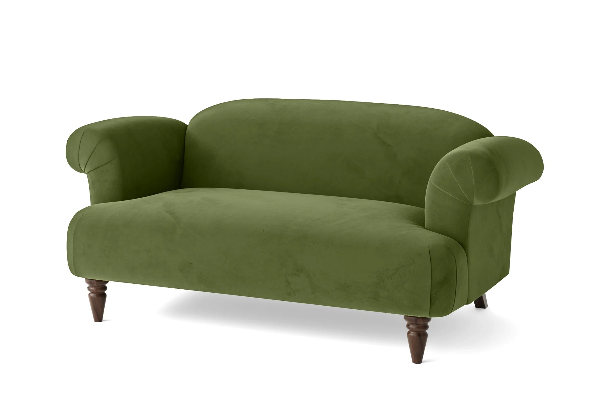 Barberton 2 Seater Sofa Lime Velvet