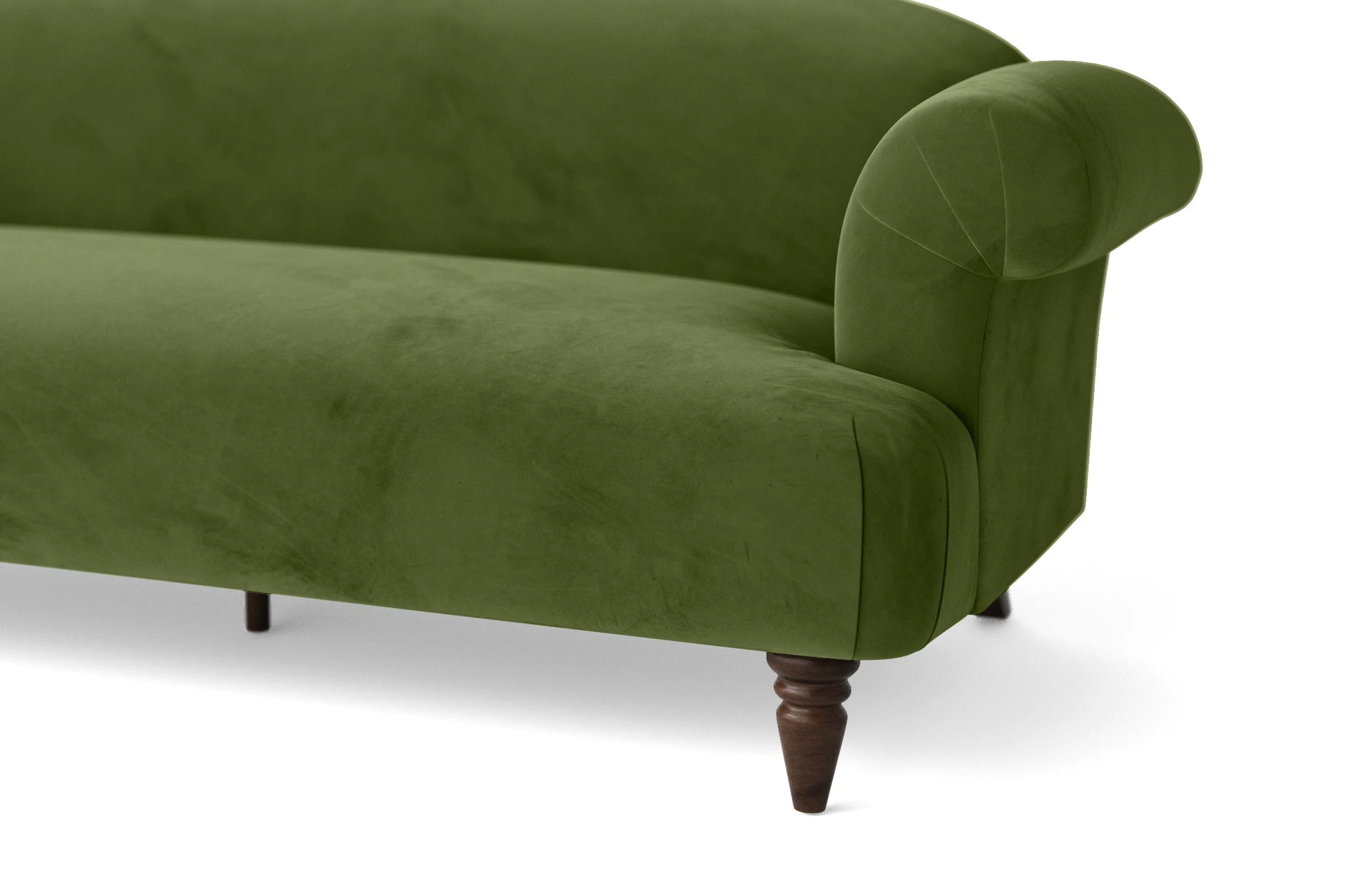 Barberton 2 Seater Sofa Lime Velvet