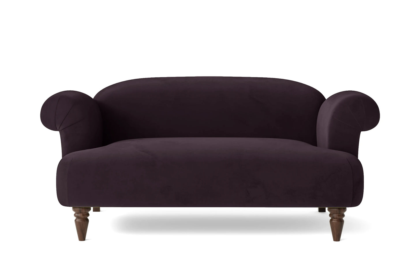 Barberton 2 Seater Sofa Purple Velvet