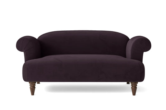 Barberton 2 Seater Sofa Purple Velvet