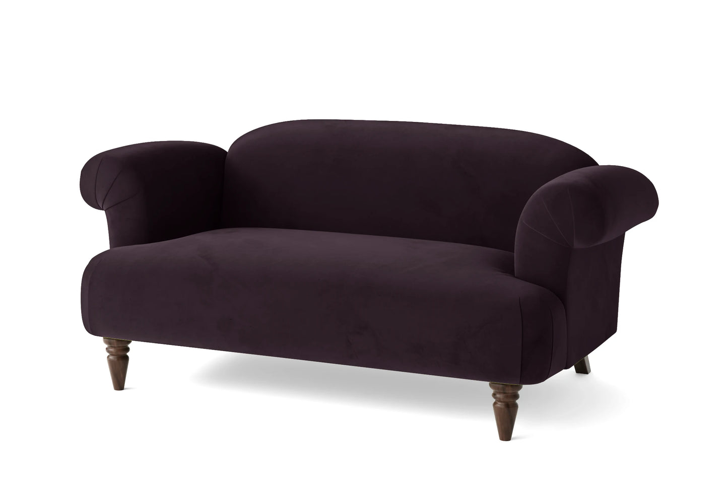 Barberton 2 Seater Sofa Purple Velvet