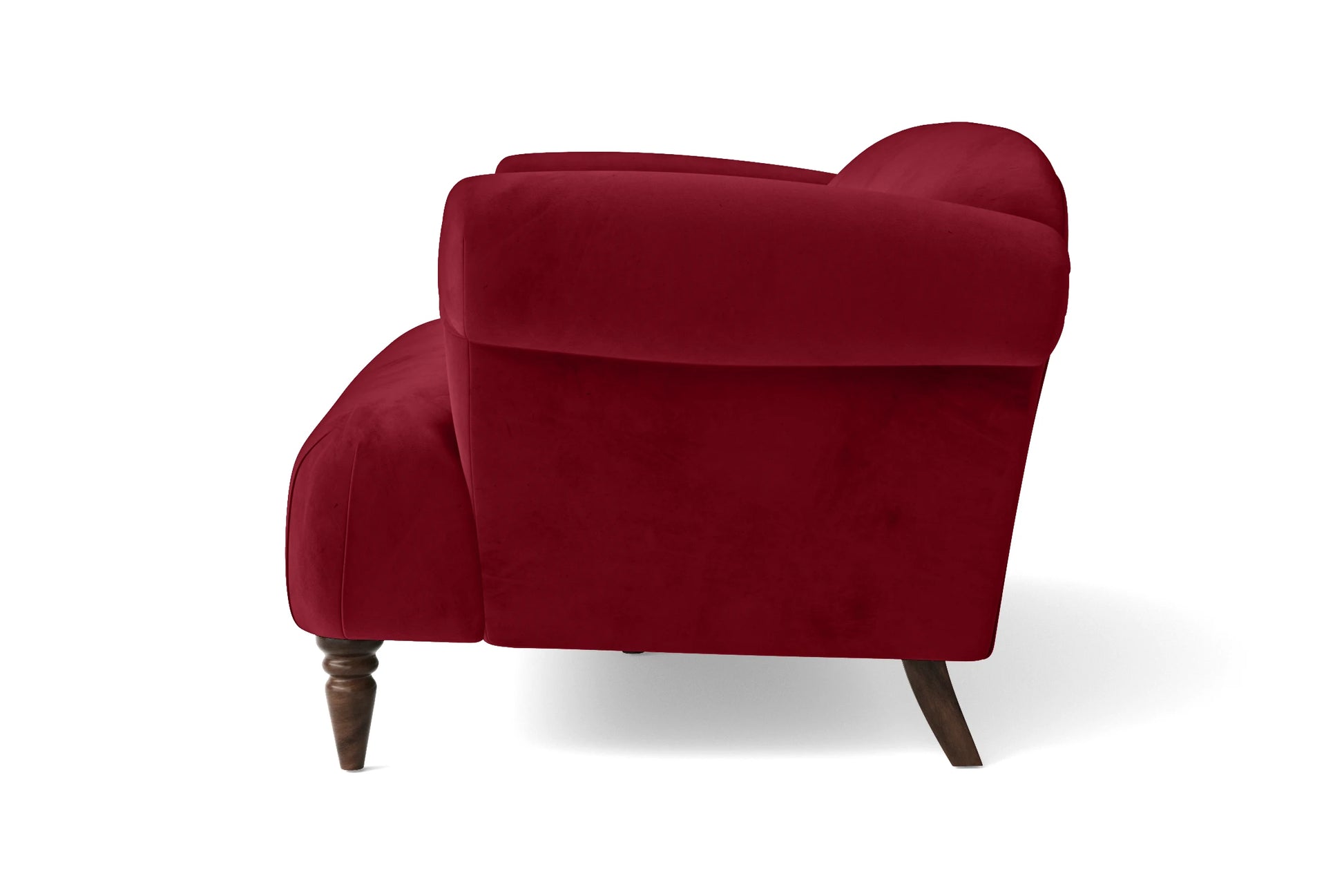 Barberton 2 Seater Sofa Red Velvet