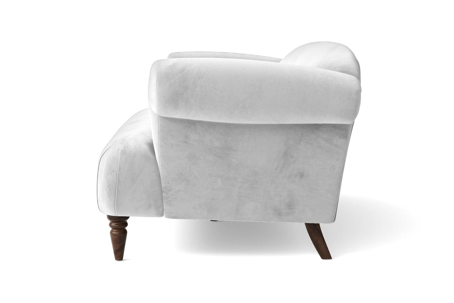 Barberton 2 Seater Sofa White Velvet