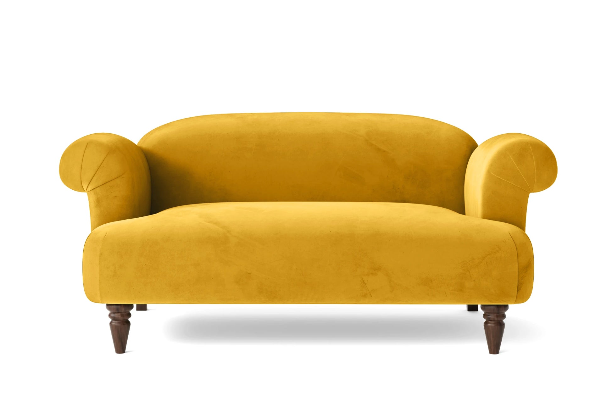 Barberton 2 Seater Sofa Yellow Velvet