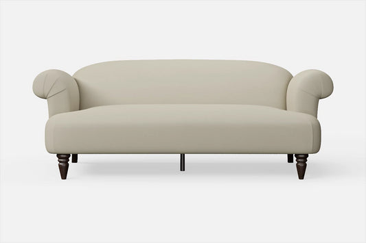 Barberton 3 Seater Sofa Cream Leather