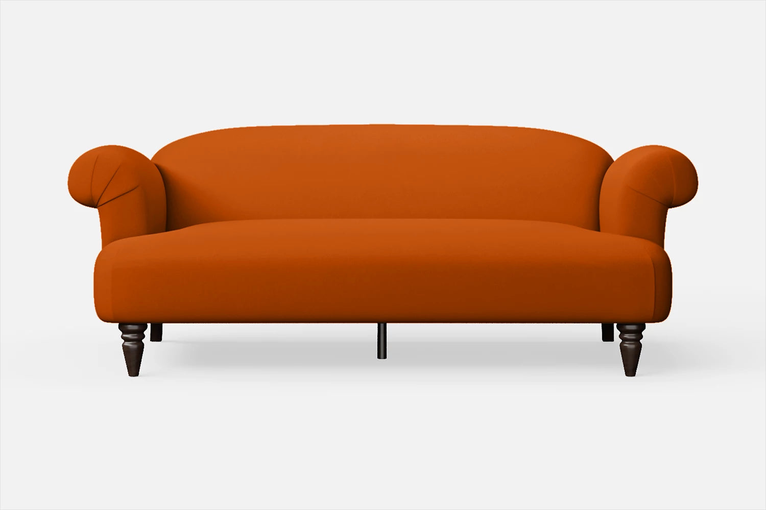 Barberton 3 Seater Sofa Orange Leather