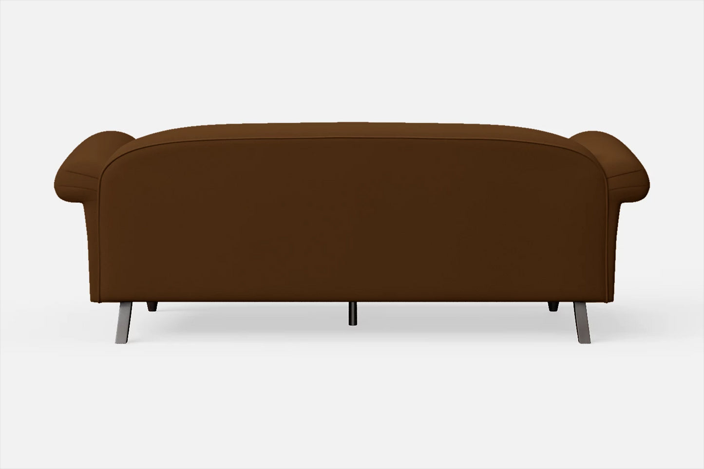 Barberton 3 Seater Sofa Walnut Brown Leather