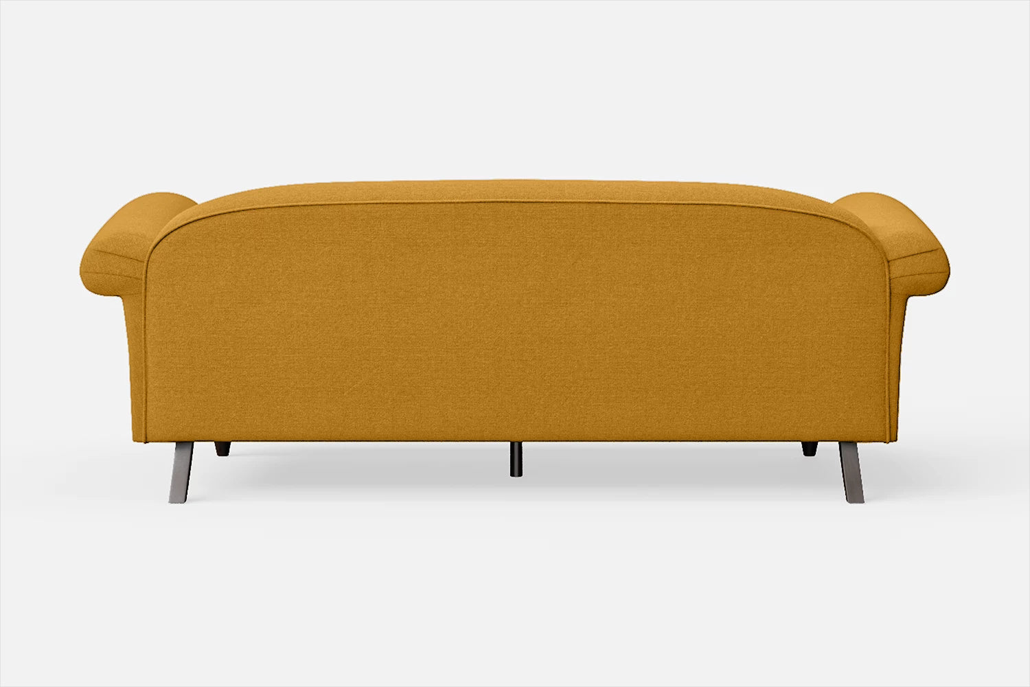 Barberton 3 Seater Sofa Yellow Linen Fabric