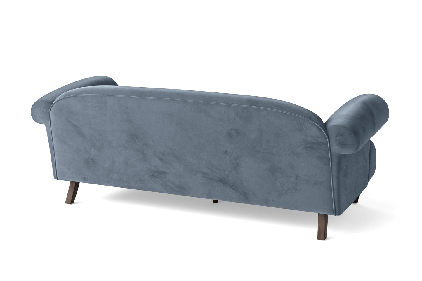 Barberton 3 Seater Sofa Baby Blue Velvet