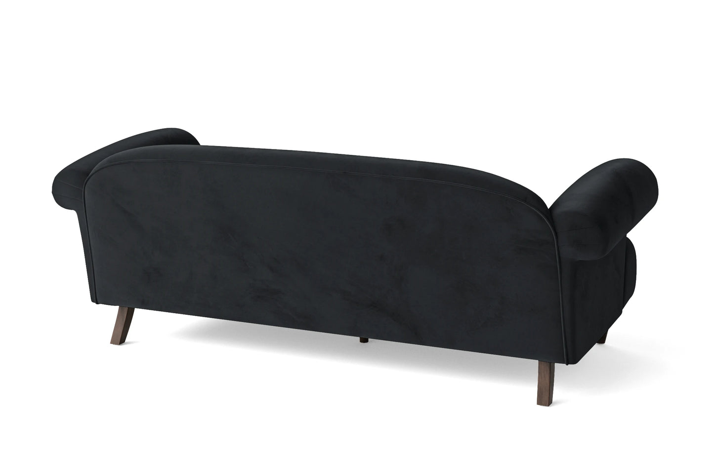 Barberton 3 Seater Sofa Dark Grey Velvet