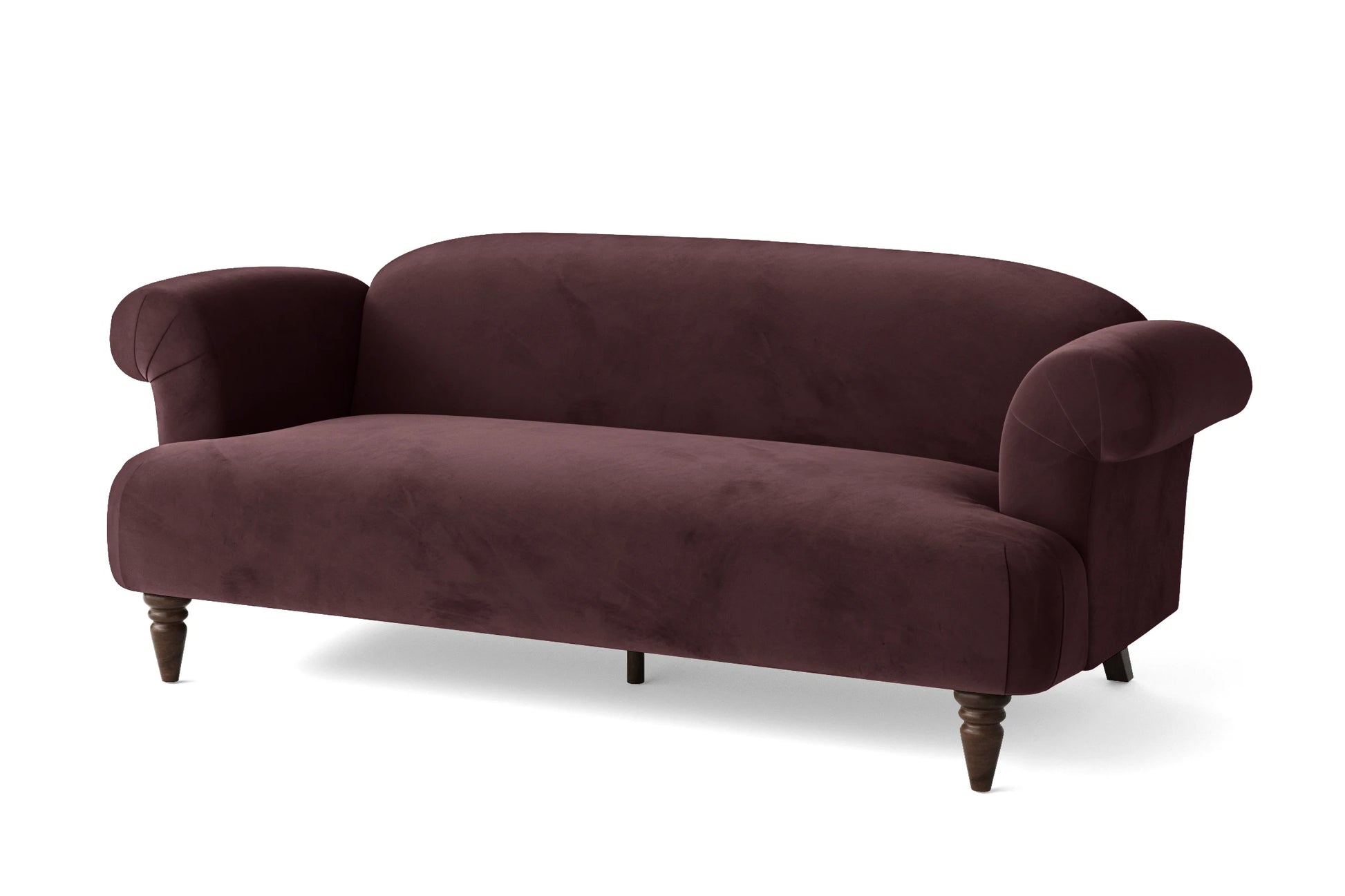 Barberton 3 Seater Sofa Grape Velvet