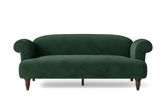 Barberton 3 Seater Sofa Green Velvet