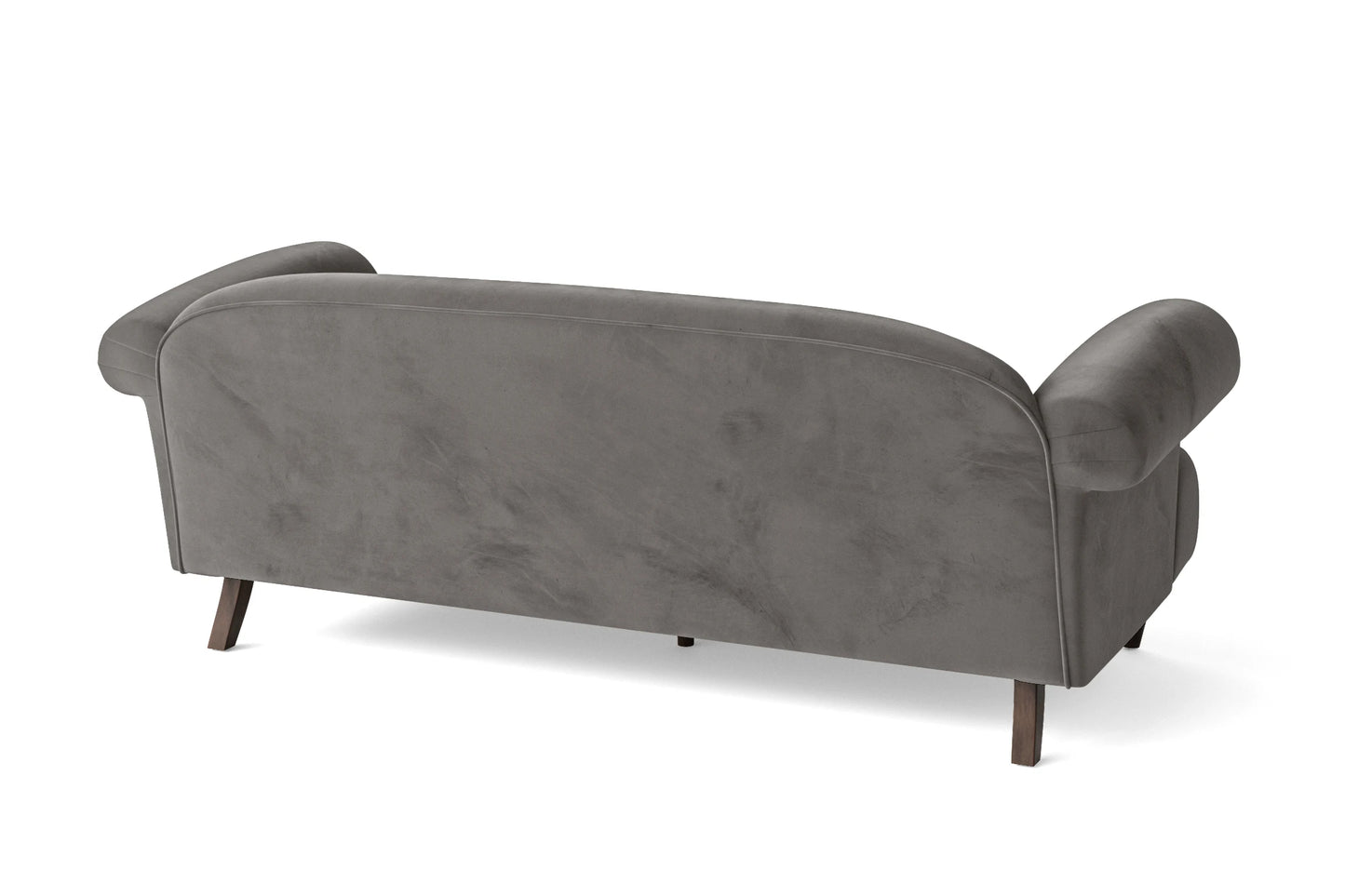 Barberton 3 Seater Sofa Grey Velvet