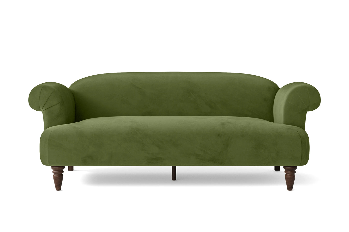 Barberton 3 Seater Sofa Lime Velvet