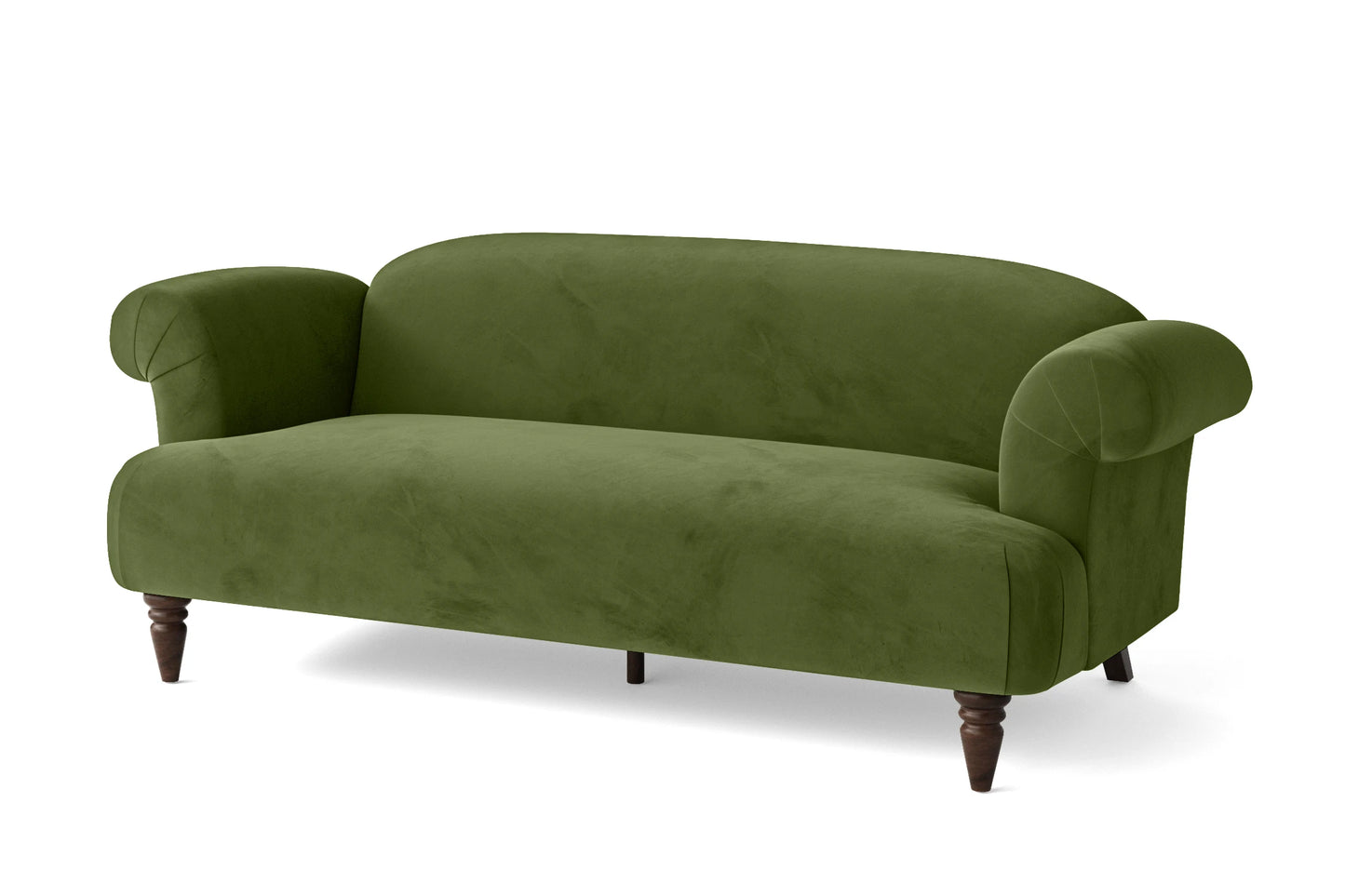 Barberton 3 Seater Sofa Lime Velvet