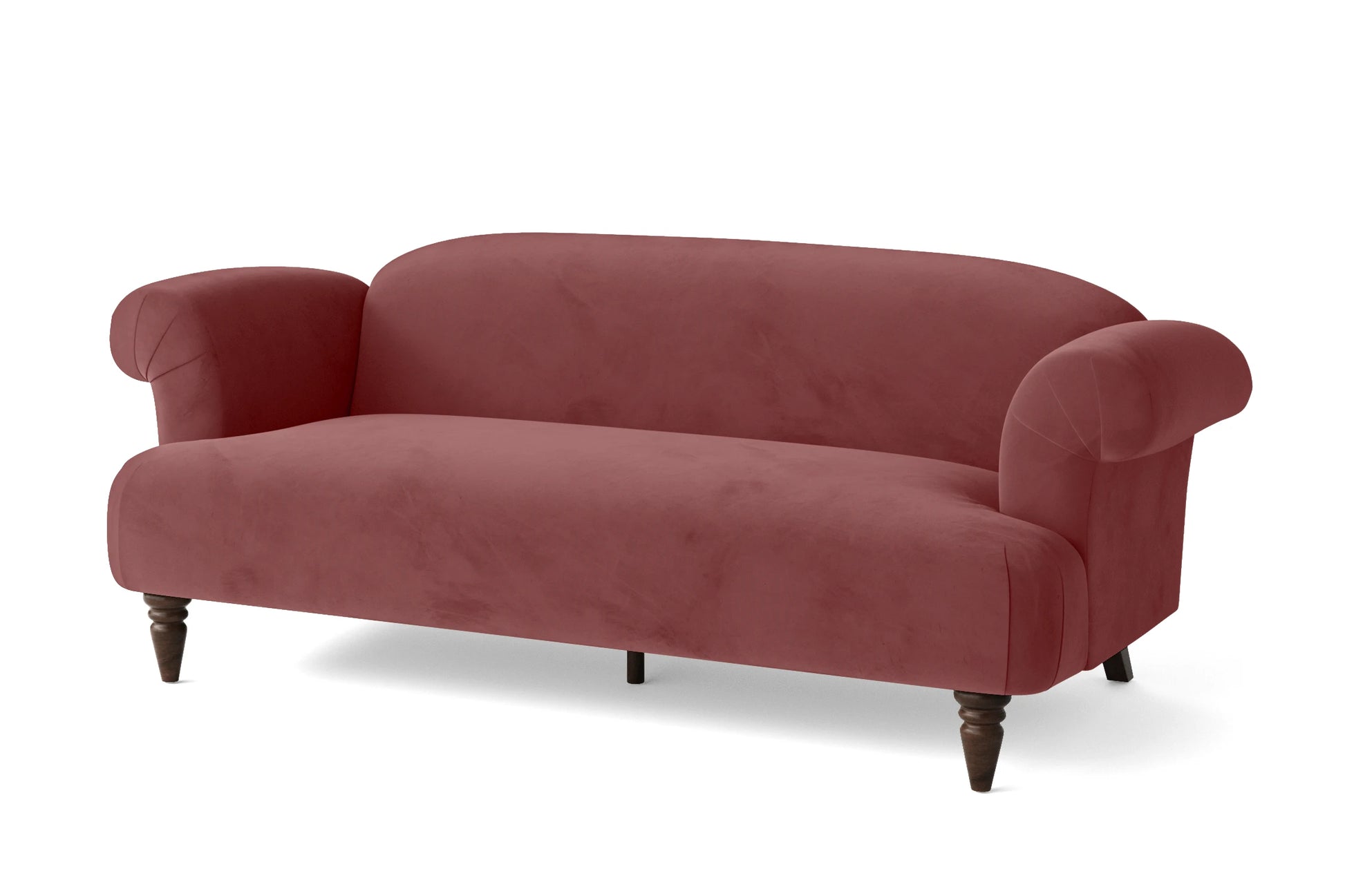 Barberton 3 Seater Sofa Pink Velvet