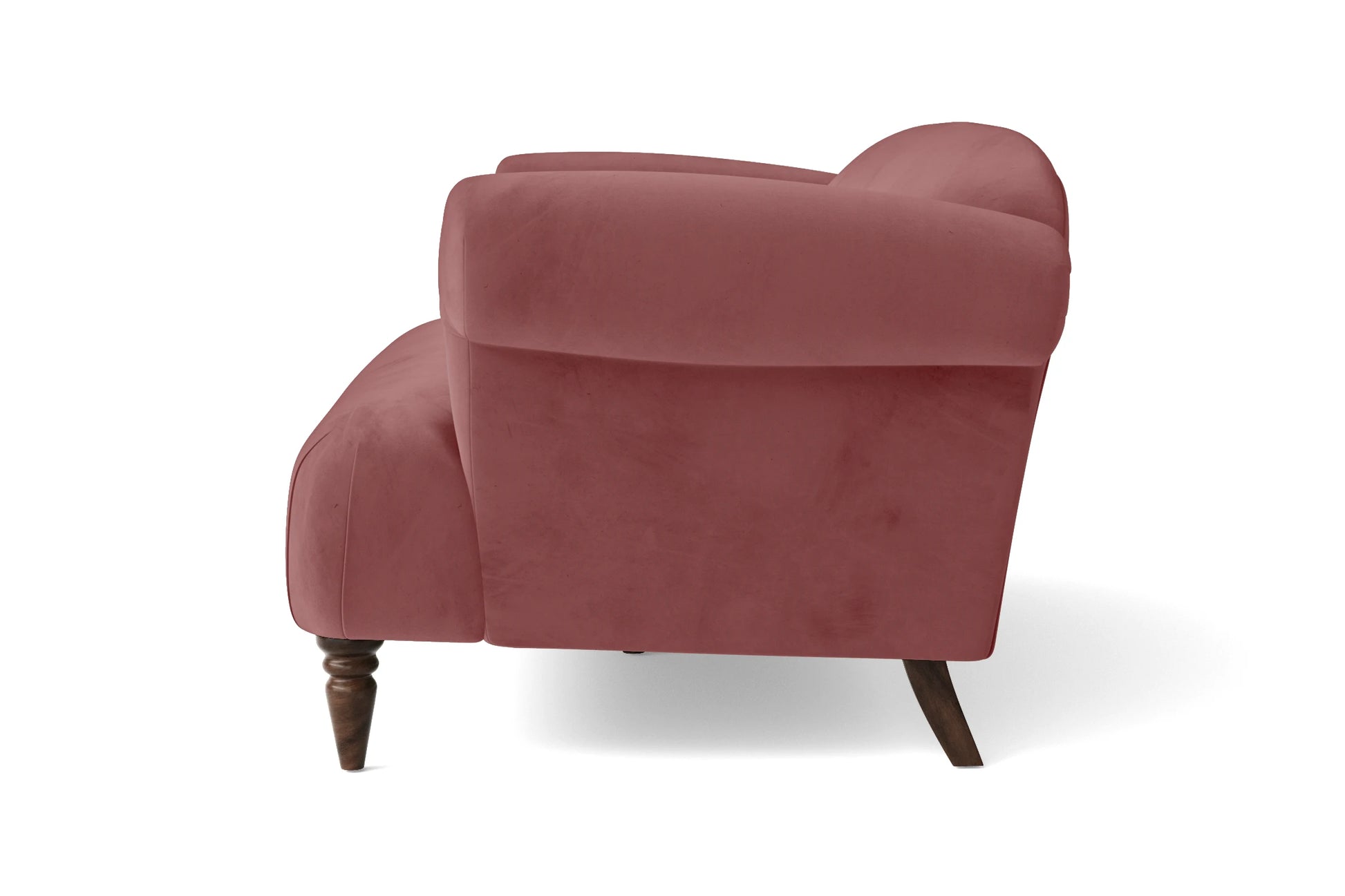 Barberton 3 Seater Sofa Pink Velvet