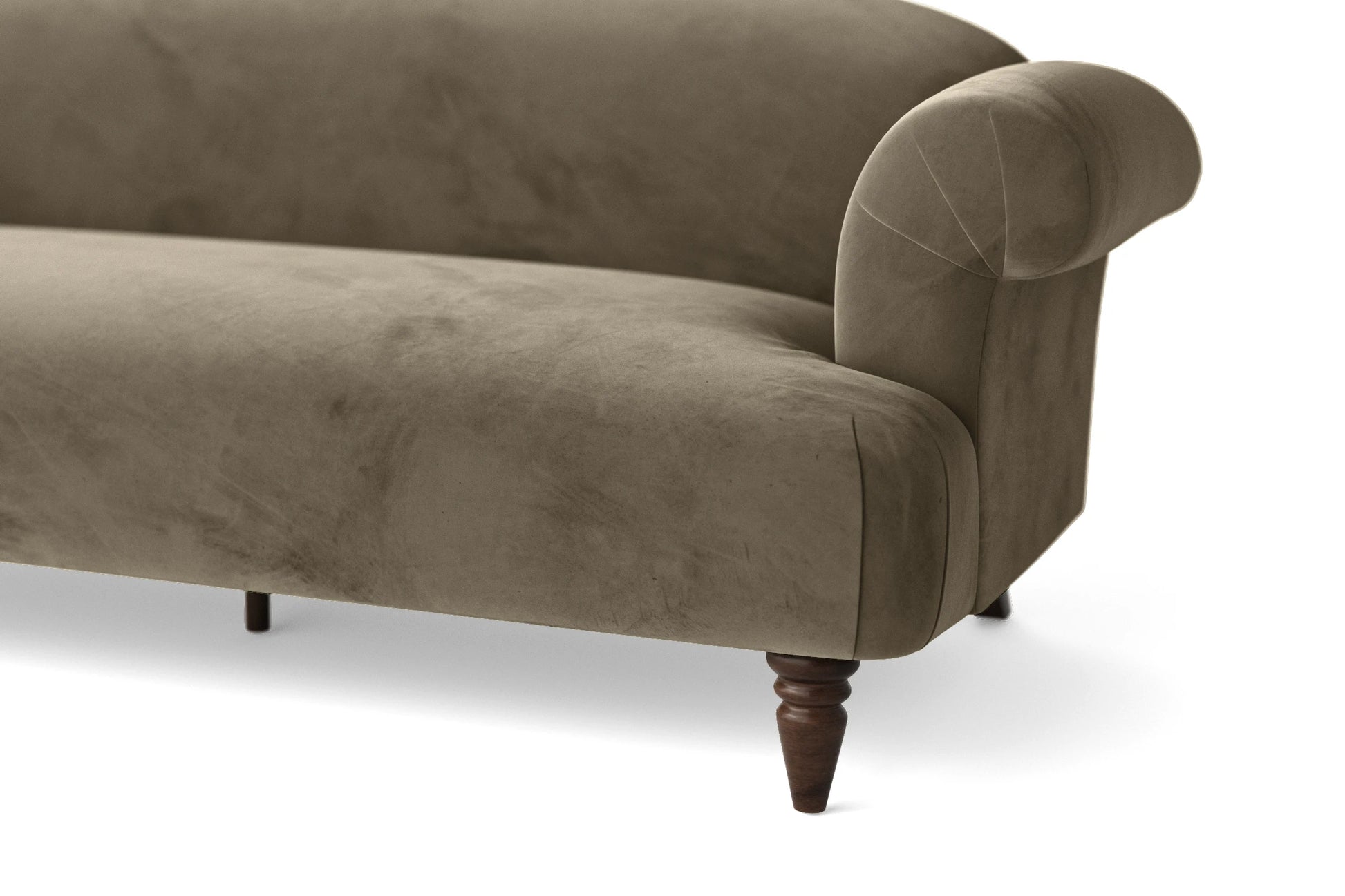 Barberton 3 Seater Sofa Sand Velvet