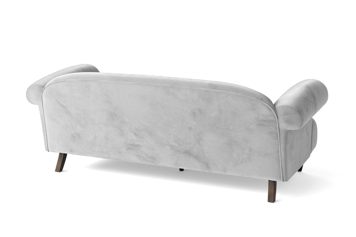 Barberton 3 Seater Sofa White Velvet