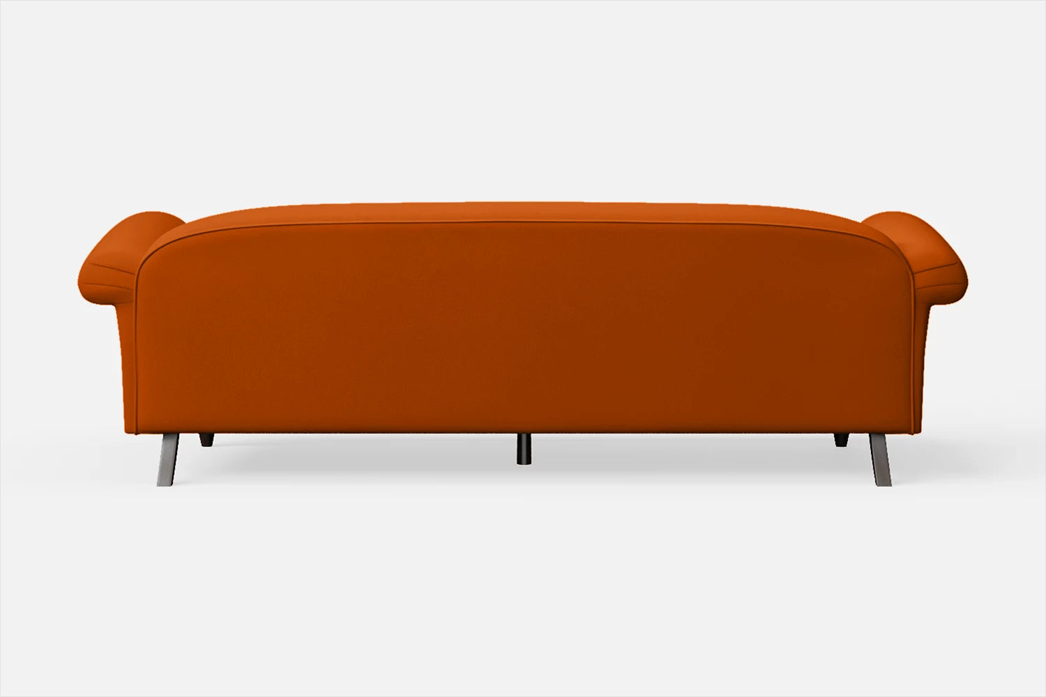 Barberton 4 Seater Sofa Orange Leather