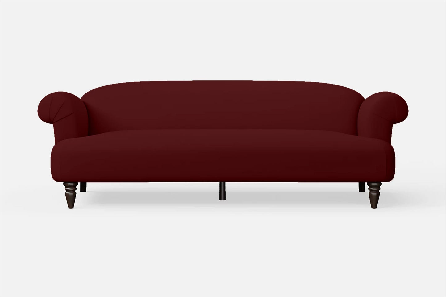 Barberton 4 Seater Sofa Red Leather