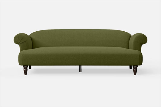 Barberton 4 Seater Sofa Olive Linen Fabric