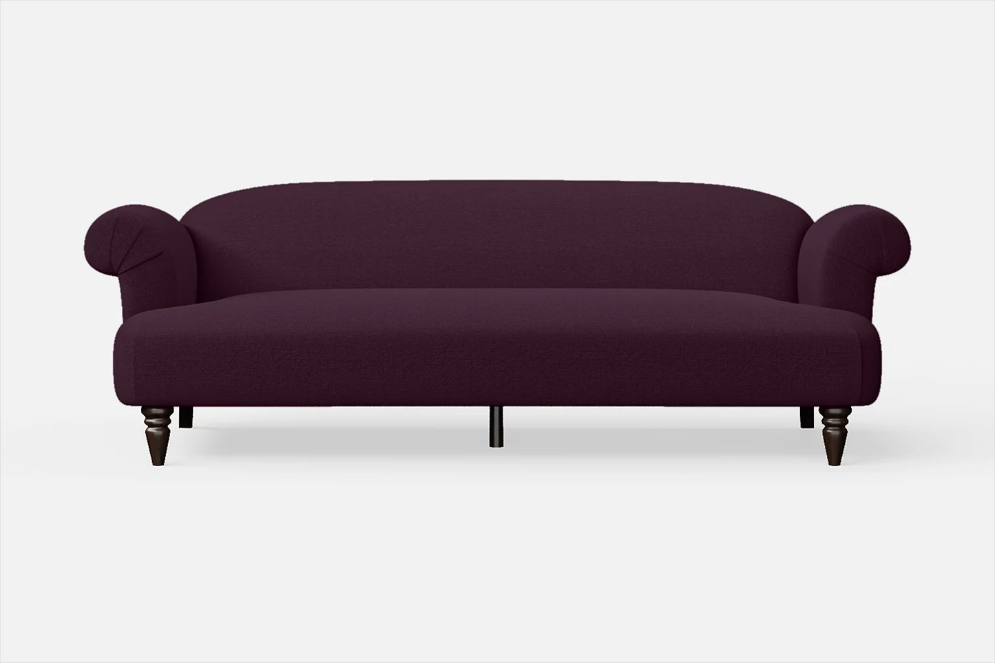 Barberton 4 Seater Sofa Purple Linen Fabric