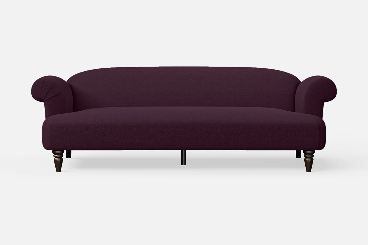 Barberton 4 Seater Sofa Purple Linen Fabric