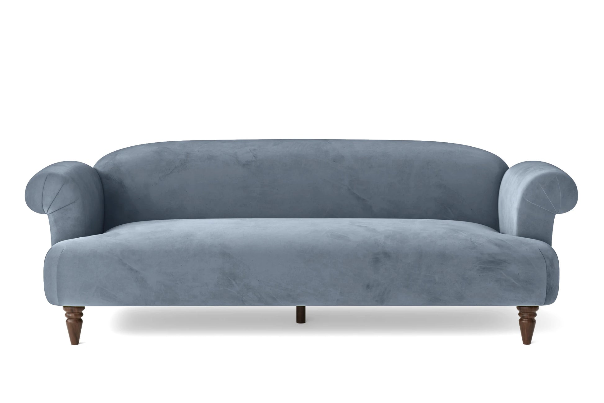 Barberton 4 Seater Sofa Baby Blue Velvet