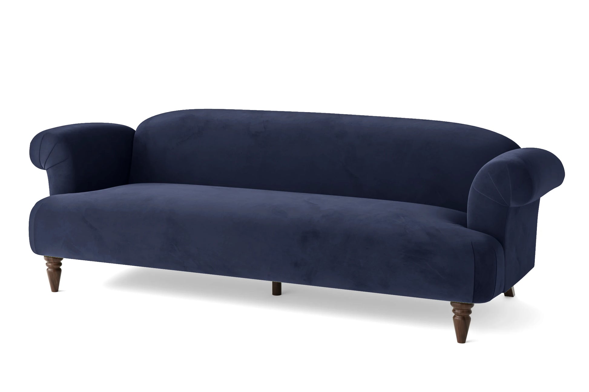 Barberton 4 Seater Sofa Dark Blue Velvet