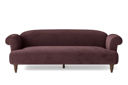 Barberton 4 Seater Sofa Grape Velvet