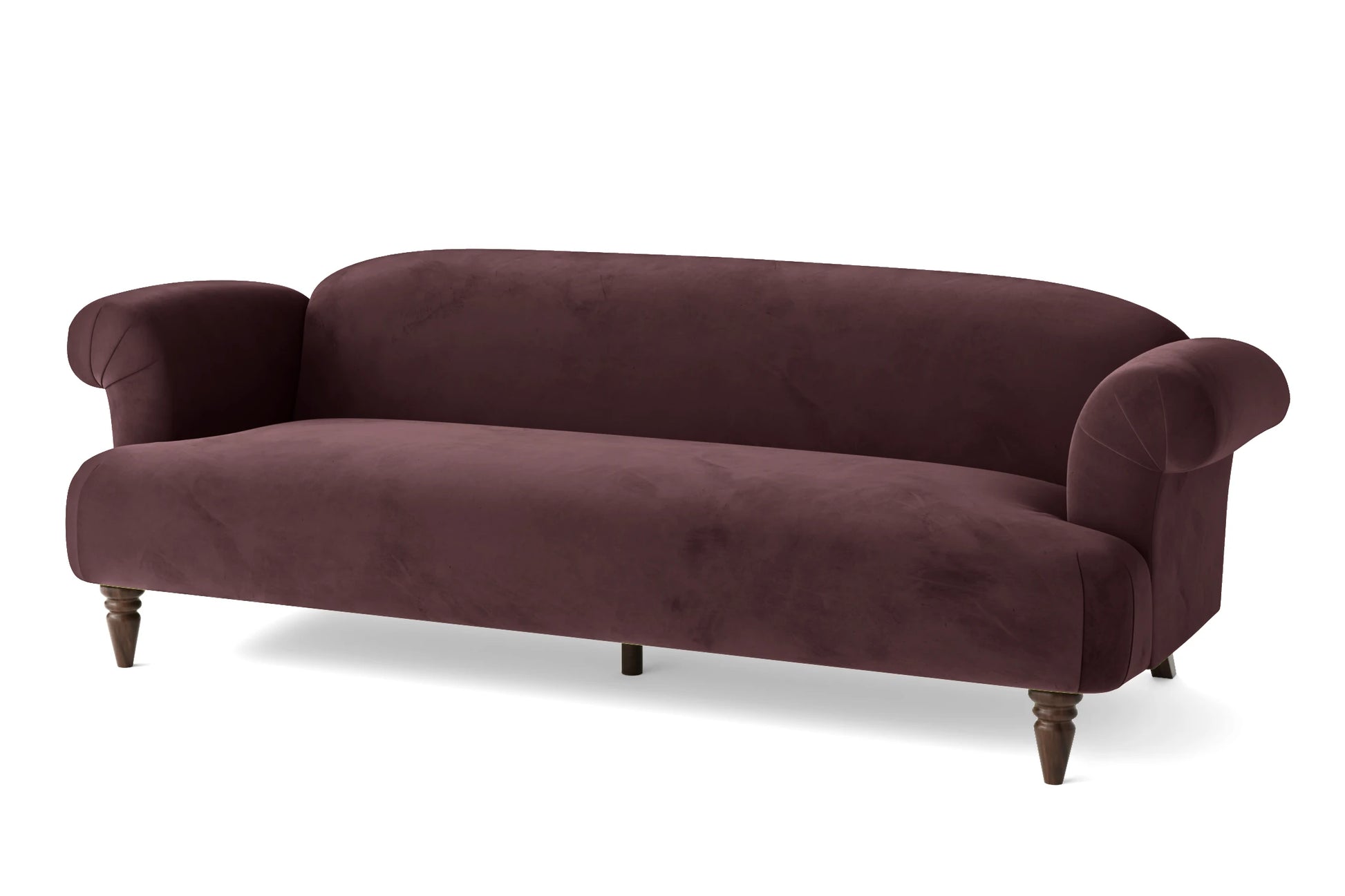 Barberton 4 Seater Sofa Grape Velvet