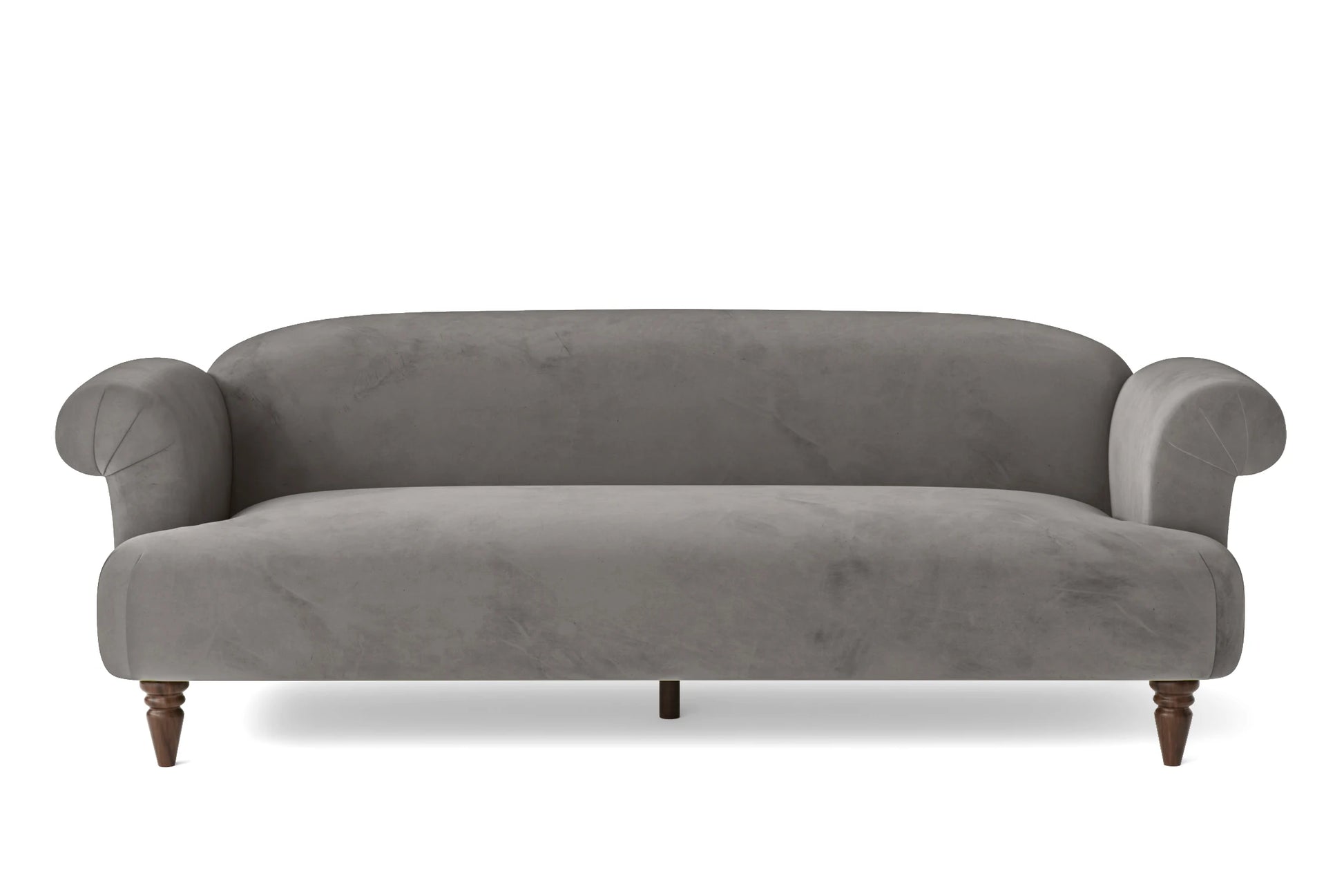 Barberton 4 Seater Sofa Grey Velvet